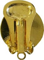  clips pour oreilles non percees ohrclipbuegel composant pour element &eacute;l&eacute;ments bijoux