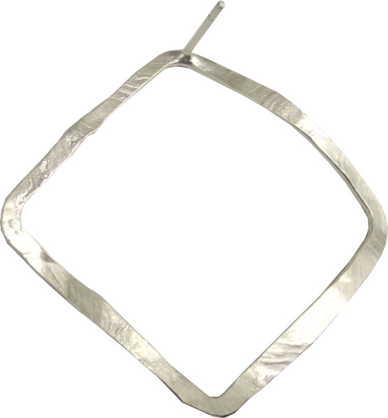 Pendiente 30 mm ROCK Pendiente orechini boucle d'oreille earring