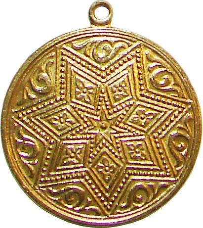 medalla cruz david pendants