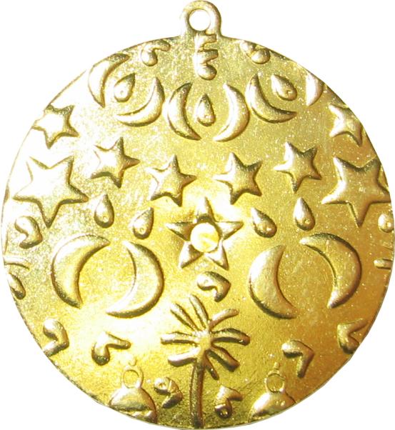 discos colgantes round pendants