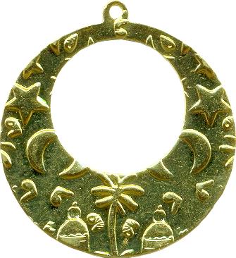 creole créole Cerceaux boucle d'Oreille