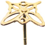 boucle d'oreille avec tiges papillon