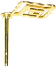 boucle d'oreille avec tiges