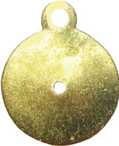 disco con argolla colgantes pendants disck round