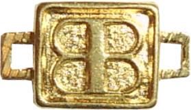 shoes beads<br />
intermediate &nbsp;piece whit 2 rings guarnizioni con 2 anelli pi&egrave;ces avec 2 anneaux adornos con 2 anillas charms 