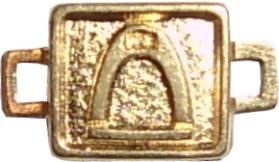 shoes beads<br />
intermediate &nbsp;piece whit 2 rings guarnizioni con 2 anelli pi&egrave;ces avec 2 anneaux adornos con 2 anillas charms 