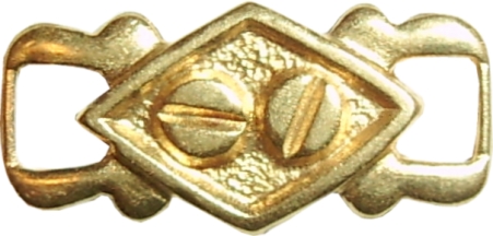 shoes beads<br />
intermediate &nbsp;piece whit 2 rings guarnizioni con 2 anelli pi&egrave;ces avec 2 anneaux adornos con 2 anillas 