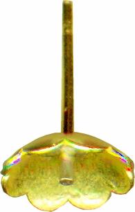 boucle d'oreille avec tiges