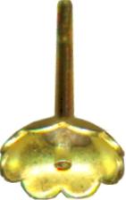 boucle d'oreille avec tiges