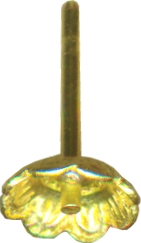 boucle d'oreille avec tiges 