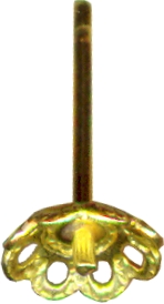 boucle d'oreille avec tiges