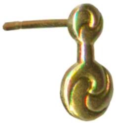 boucle d'oreille avec tiges