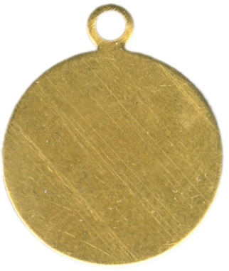 disco con argolla colgantes pendants disck round