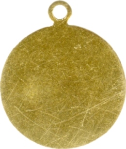 disco con argolla colgantes pendants disck round