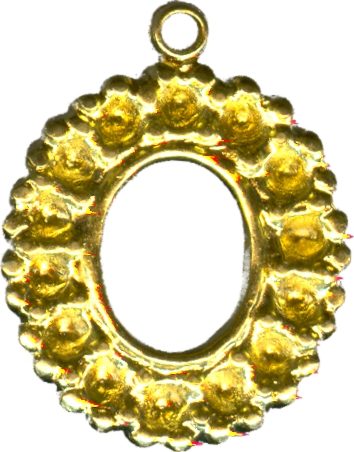 oval pendentif pi&egrave;ces pour strass