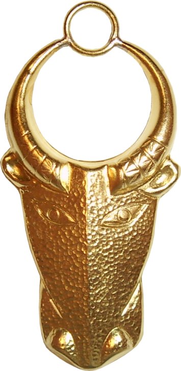 head buffalo pendant