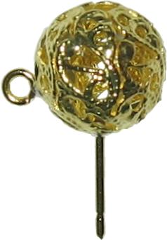 Boucle d'oreille (filigrane)