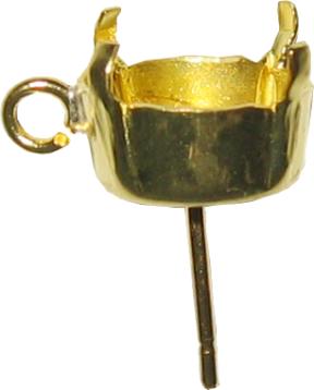 boucle d'oreille avec tiges pi&egrave;ces pour strass