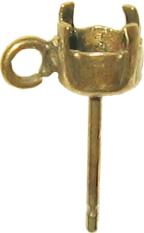 boucle d'oreille avec tiges pi&egrave;ces pour strass