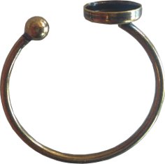 Bague cabuchon disc